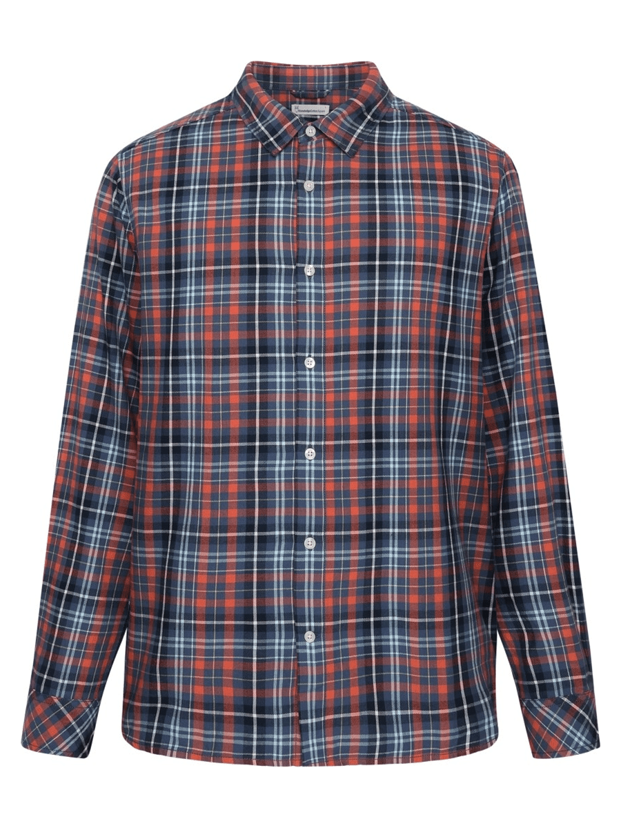 Knowledge Cotton Apparel Skjorter 1090143-7021_M - Bygholm Menswear